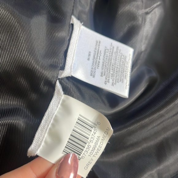 Genuine Leather and Boucle Jacket BCBG M - Picture 5 of 5